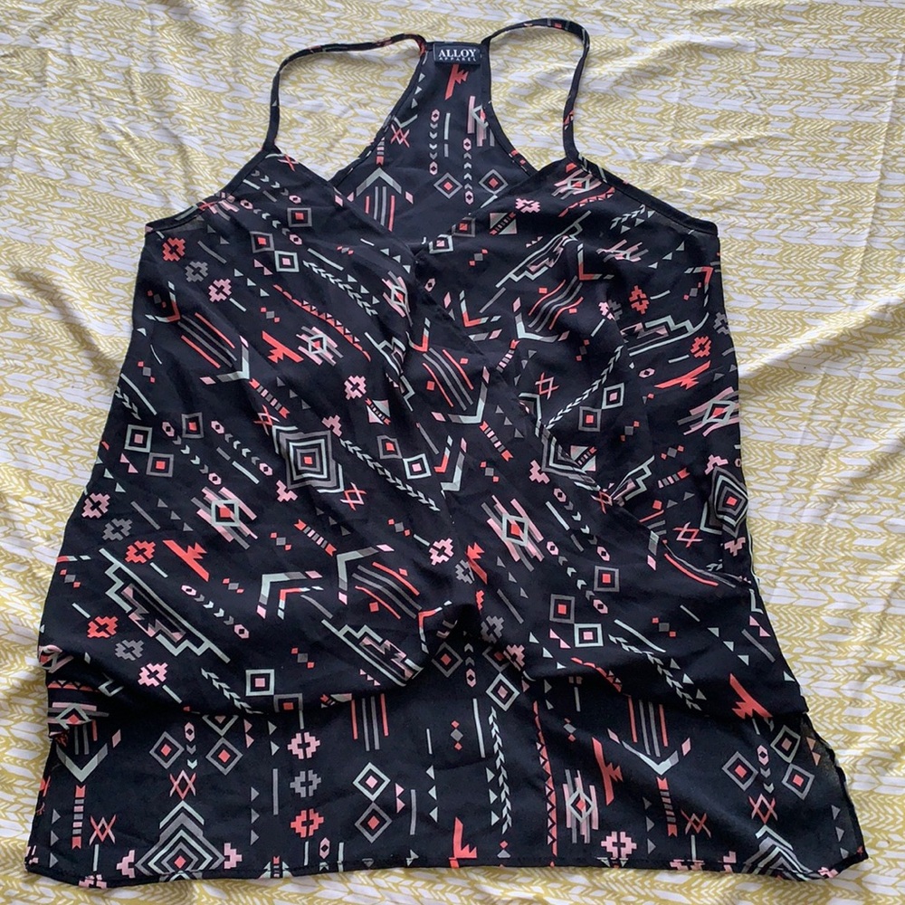 NWOT wrap front style racer back tank from Alloy